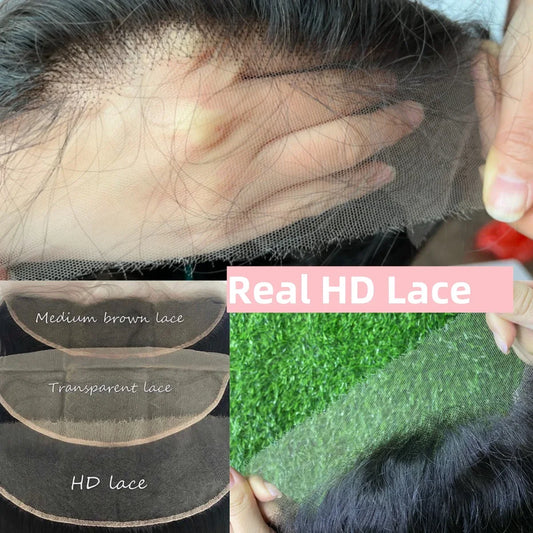 200% Burmese Curly Wig Real HD 13x4 Lace Front Human Hair Wigs For Women Brazilian Pre-Plucking HD Lace Frontal Wig For Women
